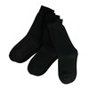 NEW Crew Length Sock 3PK (Sizes 4-7 & 6-10) - black