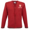 NEW Cardigan - red/bottle